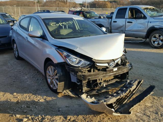 KMHDH4AE4EU088431 - 2014 HYUNDAI ELANTRA SE SILVER photo 1