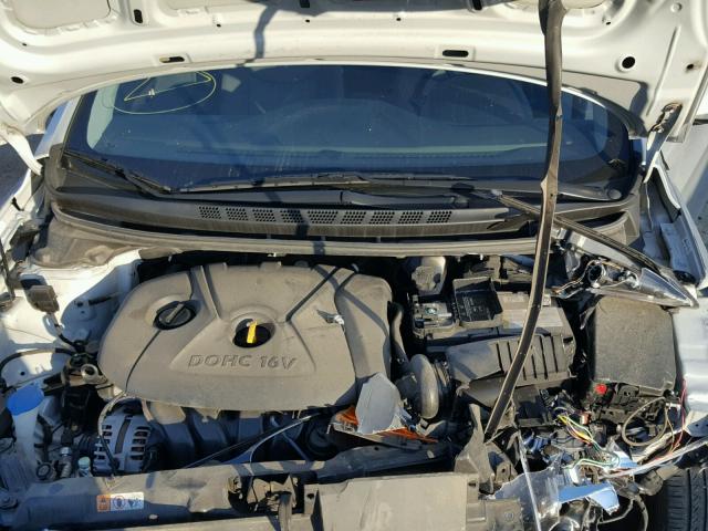 KMHDH4AE4EU088431 - 2014 HYUNDAI ELANTRA SE SILVER photo 7