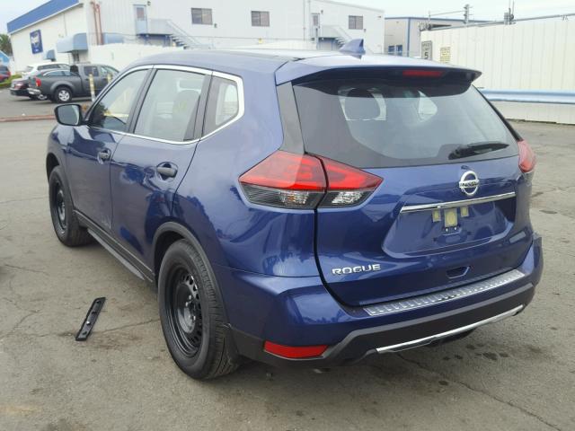 JN8AT2MT6JW452789 - 2018 NISSAN ROGUE S BLUE photo 3