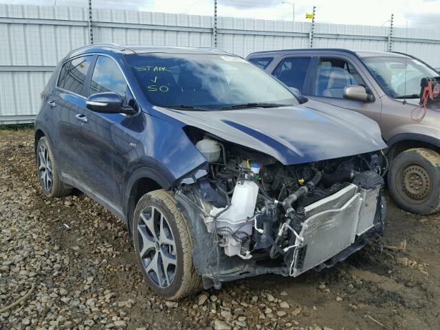 KNDPRCA63H7251929 - 2017 KIA SPORTAGE S BLUE photo 1