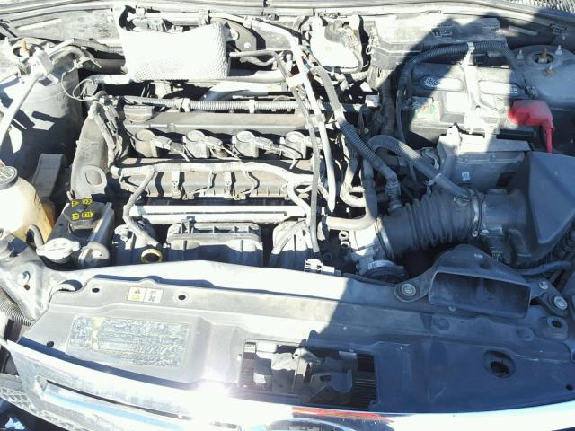 1FAHP34N09W263112 - 2009 FORD FOCUS S GRAY photo 7