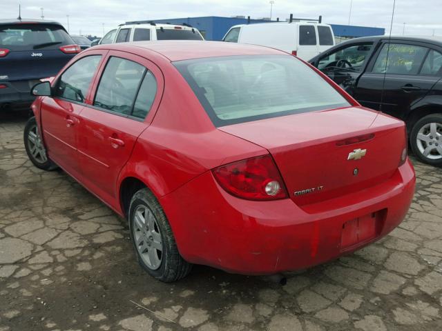 1G1AL55F967847498 - 2006 CHEVROLET COBALT LT RED photo 3