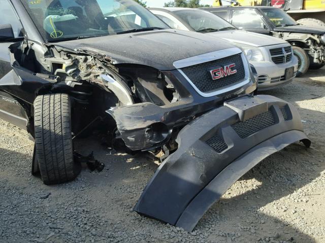 1GKER13778J121368 - 2008 GMC ACADIA SLE BLACK photo 9