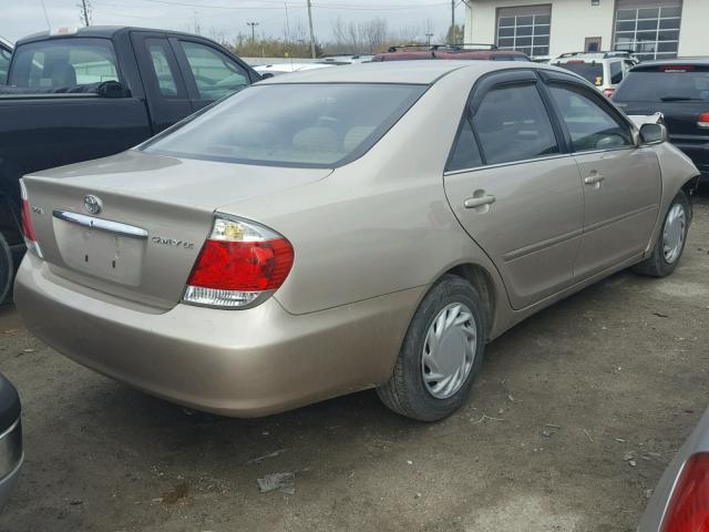 4T1BE32K95U557883 - 2005 TOYOTA CAMRY LE GOLD photo 4