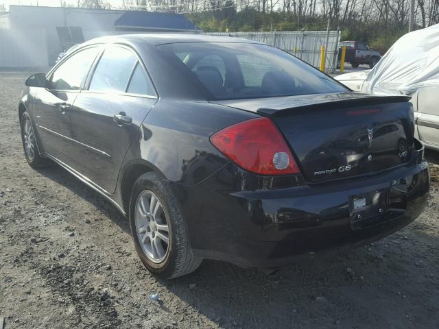 1G2ZG558064267966 - 2006 PONTIAC G6 SE1 BLACK photo 3