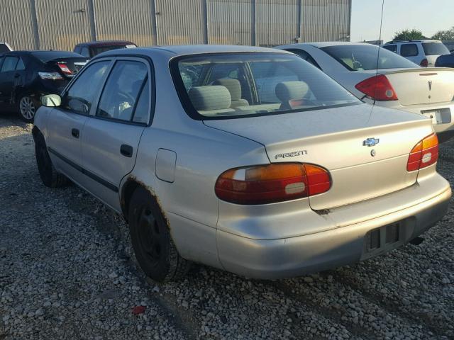 1Y1SK528X1Z445633 - 2001 CHEVROLET GEO PRIZM 银色 照片 3