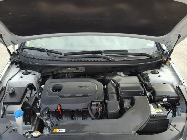 5NPE24AF6GH280935 - 2016 HYUNDAI SONATA SE SILVER photo 7