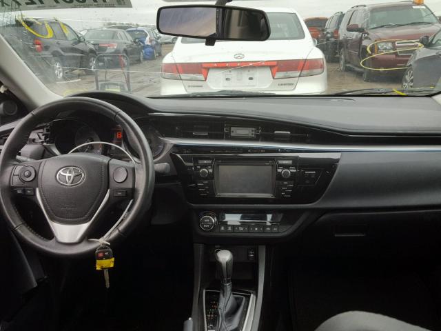 5YFBURHEXEP032727 - 2014 TOYOTA COROLLA L GRAY photo 9