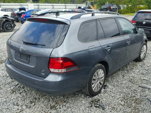 3VWPZ7AJ5BM638844 - 2011 VOLKSWAGEN JETTA S CHARCOAL photo 4