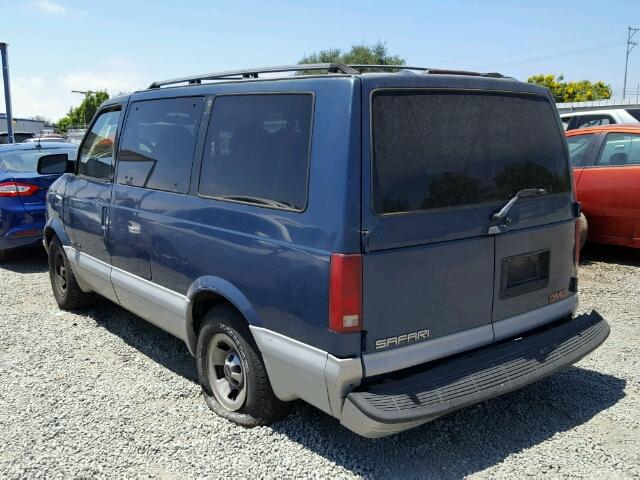 1GKDM19W7YB506738 - 2000 GMC SAFARI XT BLUE photo 3