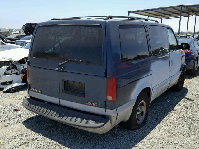 1GKDM19W7YB506738 - 2000 GMC SAFARI XT BLUE photo 4