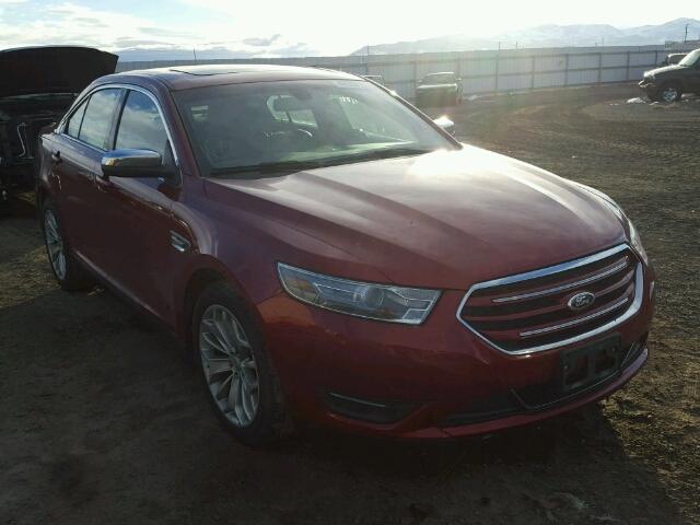 1FAHP2F81DG146708 - 2013 FORD TAURUS LIM RED photo 1