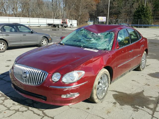 2G4WC582291178042 - 2009 BUICK LACROSSE C BURGUNDY photo 2