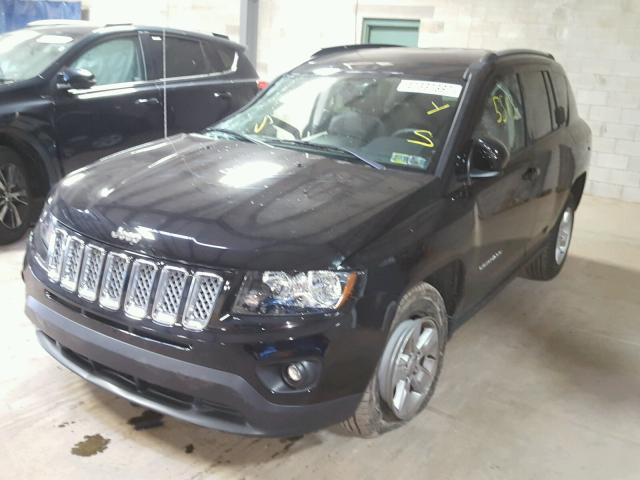 1C4NJCEA8HD161786 - 2017 JEEP COMPASS LA BLACK photo 2
