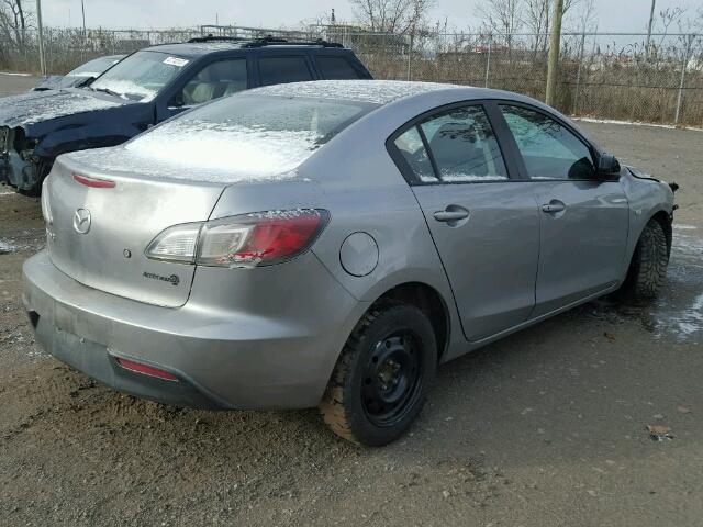 JM1BL1SF8A1253523 - 2010 MAZDA 3 I GRAY photo 4