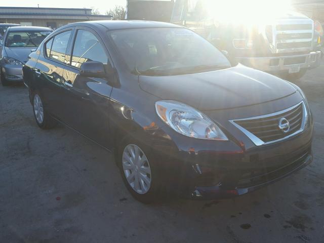 3N1CN7AP5EL824673 - 2014 NISSAN VERSA S BLUE photo 1