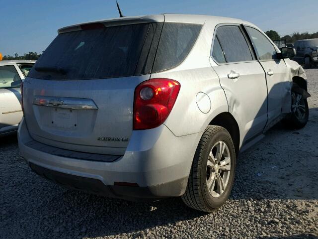 2CNALBEW9A6381050 - 2010 CHEVROLET EQUINOX LS GRAY photo 4