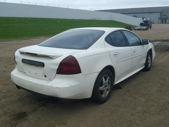 2G2WS522341271830 - 2004 PONTIAC GRAND PRIX WHITE photo 4