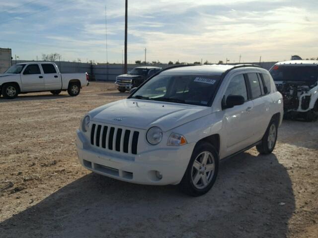 1J4NT4FB9AD622677 - 2010 JEEP COMPASS SP WHITE photo 2