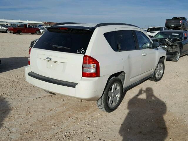 1J4NT4FB9AD622677 - 2010 JEEP COMPASS SP WHITE photo 4