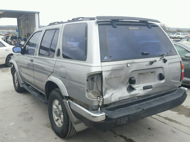 JN8AR05S2XW291326 - 1999 NISSAN PATHFINDER SILVER photo 3