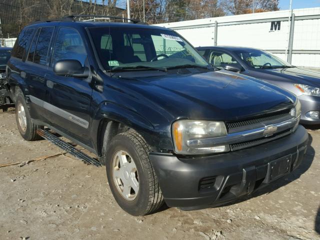 1GNDT13S332388403 - 2003 CHEVROLET TRAILBLAZE BLACK photo 1