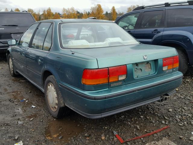 1HGCB7674NA012658 - 1992 HONDA ACCORD EX GREEN photo 3