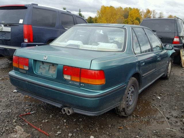 1HGCB7674NA012658 - 1992 HONDA ACCORD EX GREEN photo 4