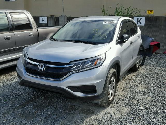 3CZRM3H36GG708393 - 2016 HONDA CR-V LX SILVER photo 2