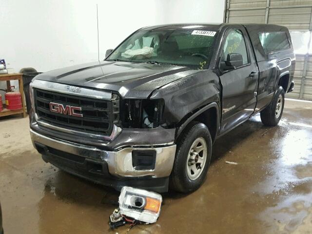 1GTN1TEH7EZ313892 - 2014 GMC SIERRA C15 GRAY photo 2