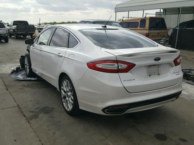 3FA6P0K94DR261130 - 2013 FORD FUSION TIT WHITE photo 3