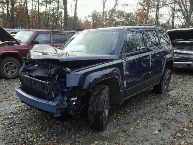 1C4NJRFB3FD155174 - 2015 JEEP PATRIOT LA BLUE photo 2