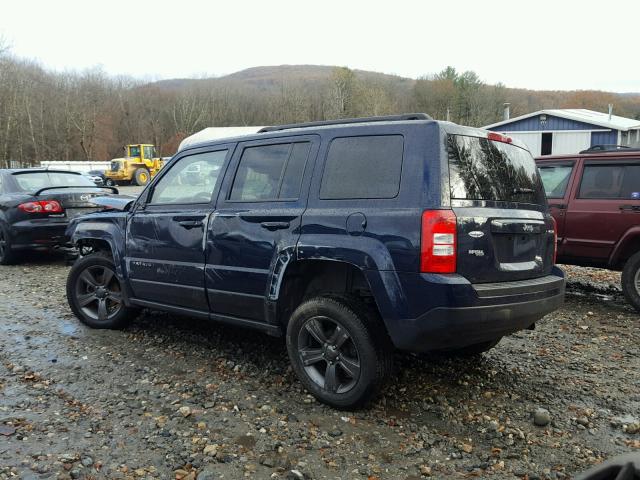 1C4NJRFB3FD155174 - 2015 JEEP PATRIOT LA BLUE photo 3