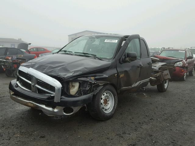 3D7KS28A47G844842 - 2007 DODGE RAM 2500 S BLACK photo 2