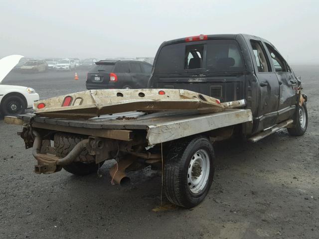 3D7KS28A47G844842 - 2007 DODGE RAM 2500 S BLACK photo 4