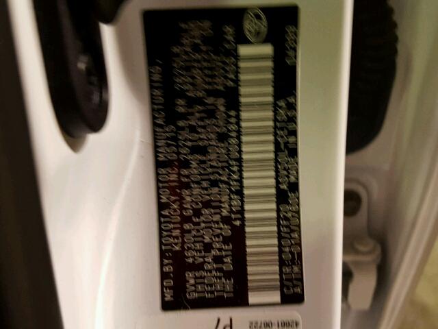 4T1BF1FK4FU084844 - 2015 TOYOTA CAMRY LE 白色 照片 10