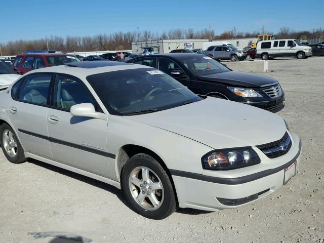 2G1WH52K339143817 - 2003 CHEVROLET IMPALA LS CREAM photo 1