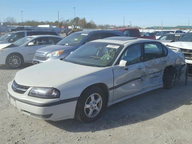 2G1WH52K339143817 - 2003 CHEVROLET IMPALA LS CREAM photo 2