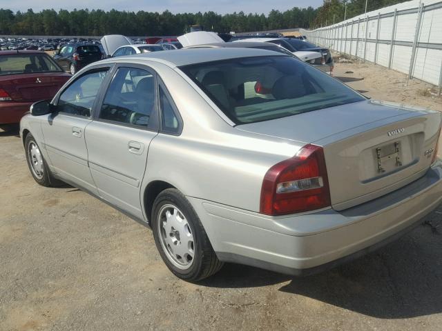 YV1TS92D321258807 - 2002 VOLVO S80 SILVER photo 3