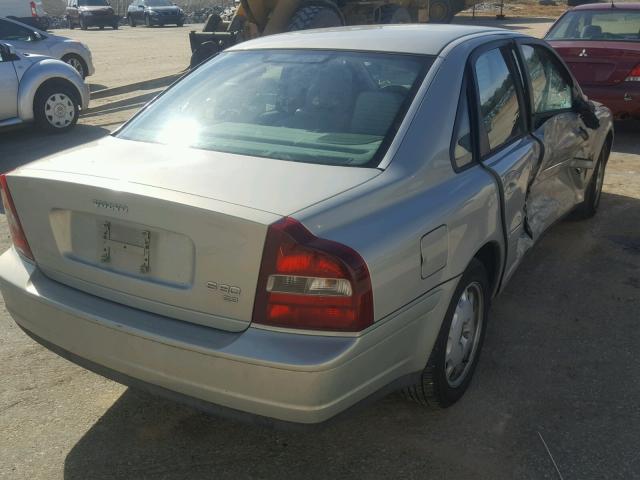 YV1TS92D321258807 - 2002 VOLVO S80 SILVER photo 4