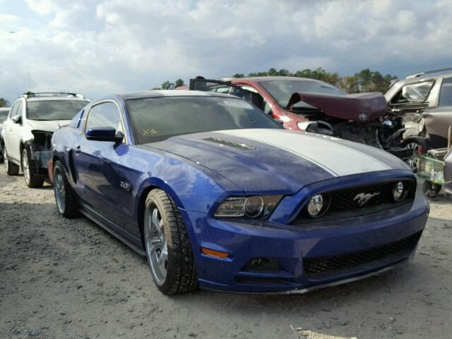 1ZVBP8CF4D5231198 - 2013 FORD MUSTANG GT BLUE photo 1