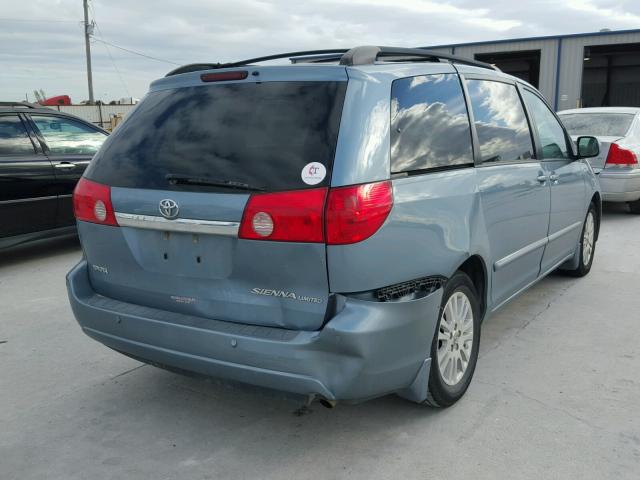 5TDZK22C48S123023 - 2008 TOYOTA SIENNA XLE SILVER photo 4