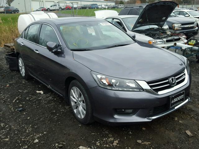 1HGCR3F86EA030222 - 2014 HONDA ACCORD EXL GRAY photo 1