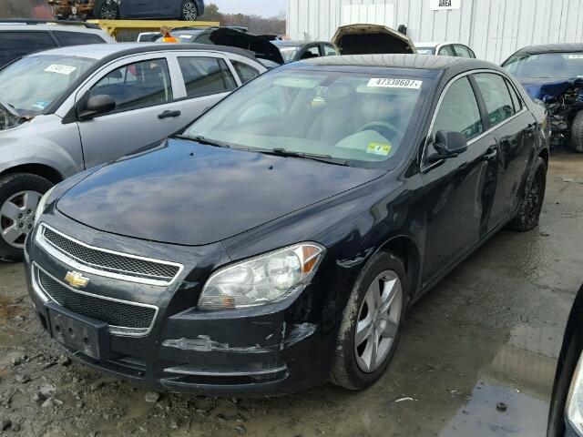 1G1ZG57B09F259274 - 2009 CHEVROLET MALIBU LS BLACK photo 2