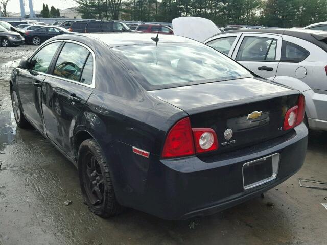 1G1ZG57B09F259274 - 2009 CHEVROLET MALIBU LS BLACK photo 3