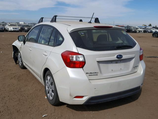 JF1GPAA67DG879793 - 2013 SUBARU IMPREZA BA WHITE photo 3