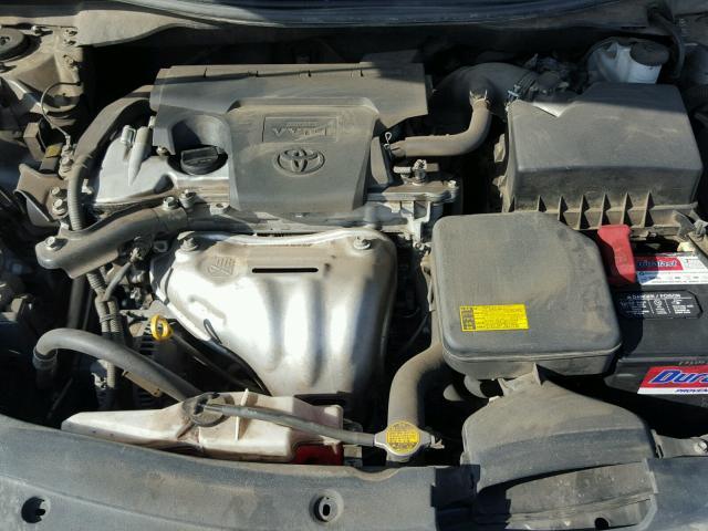4T1BF1FK1CU078561 - 2012 TOYOTA CAMRY BASE GRAY photo 7