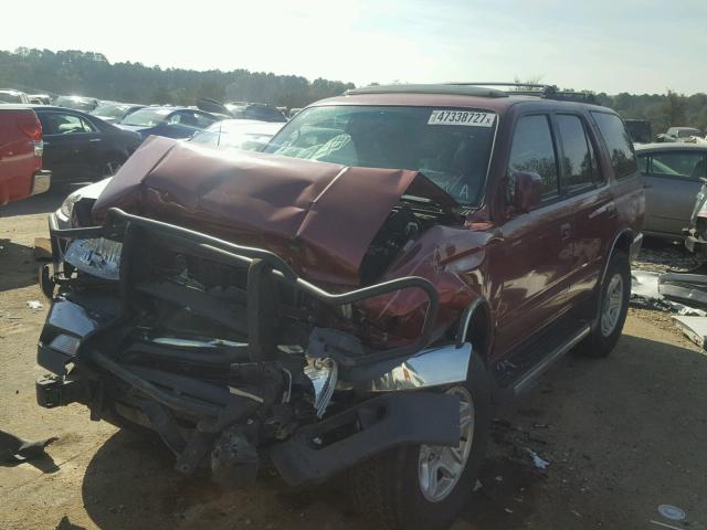 JT3GN86R610187044 - 2001 TOYOTA 4RUNNER SR MAROON photo 2