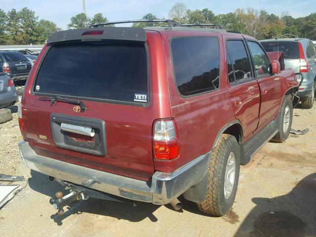 JT3GN86R610187044 - 2001 TOYOTA 4RUNNER SR MAROON photo 4