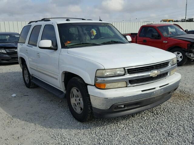 1GNEC13T45J233669 - 2005 CHEVROLET TAHOE C150 WHITE photo 1